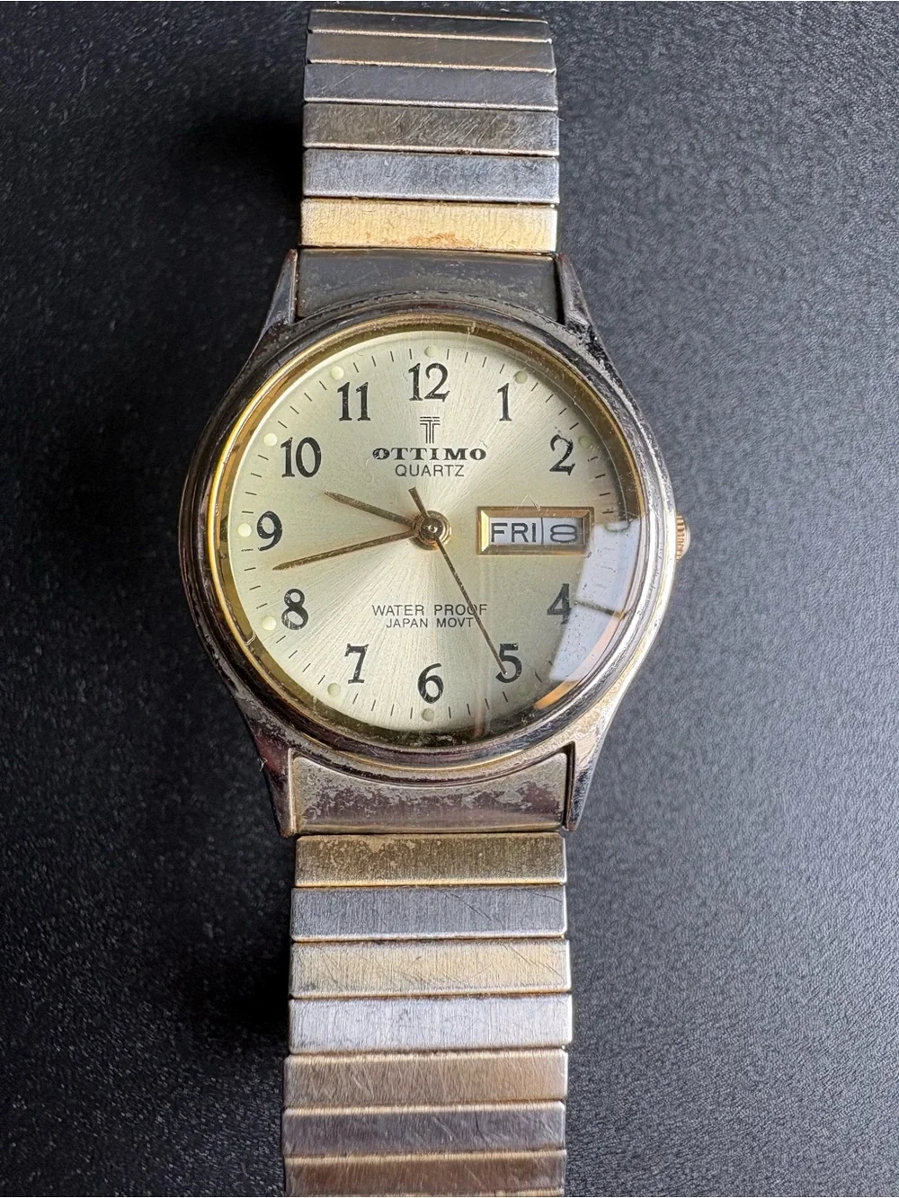 Ottimo Women’s Gold & Silver‎ Two-Tone Quartz Watch with Day-Date